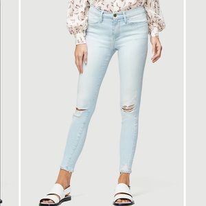 FRAME Denim Le High Rise Skinny Jean NWT Light Wash
